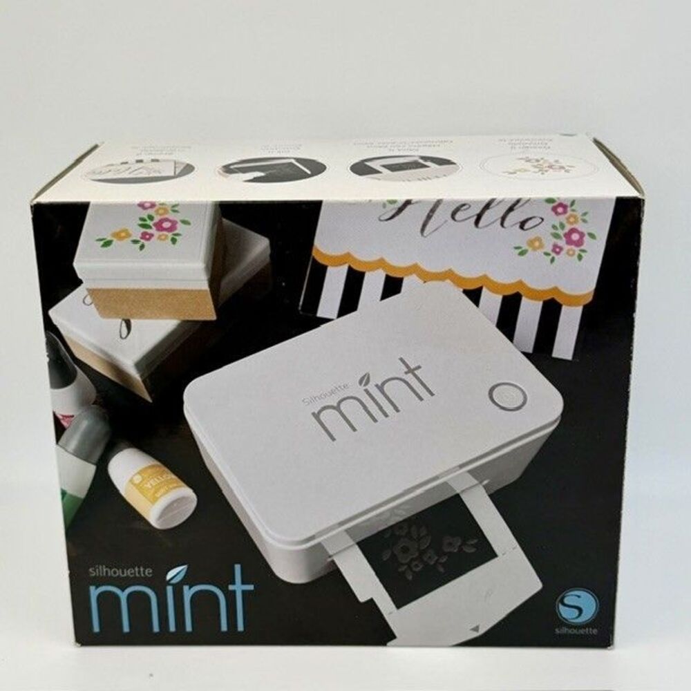 Silhouette Mint Custom Stamp Maker Printer White Silhouette America New